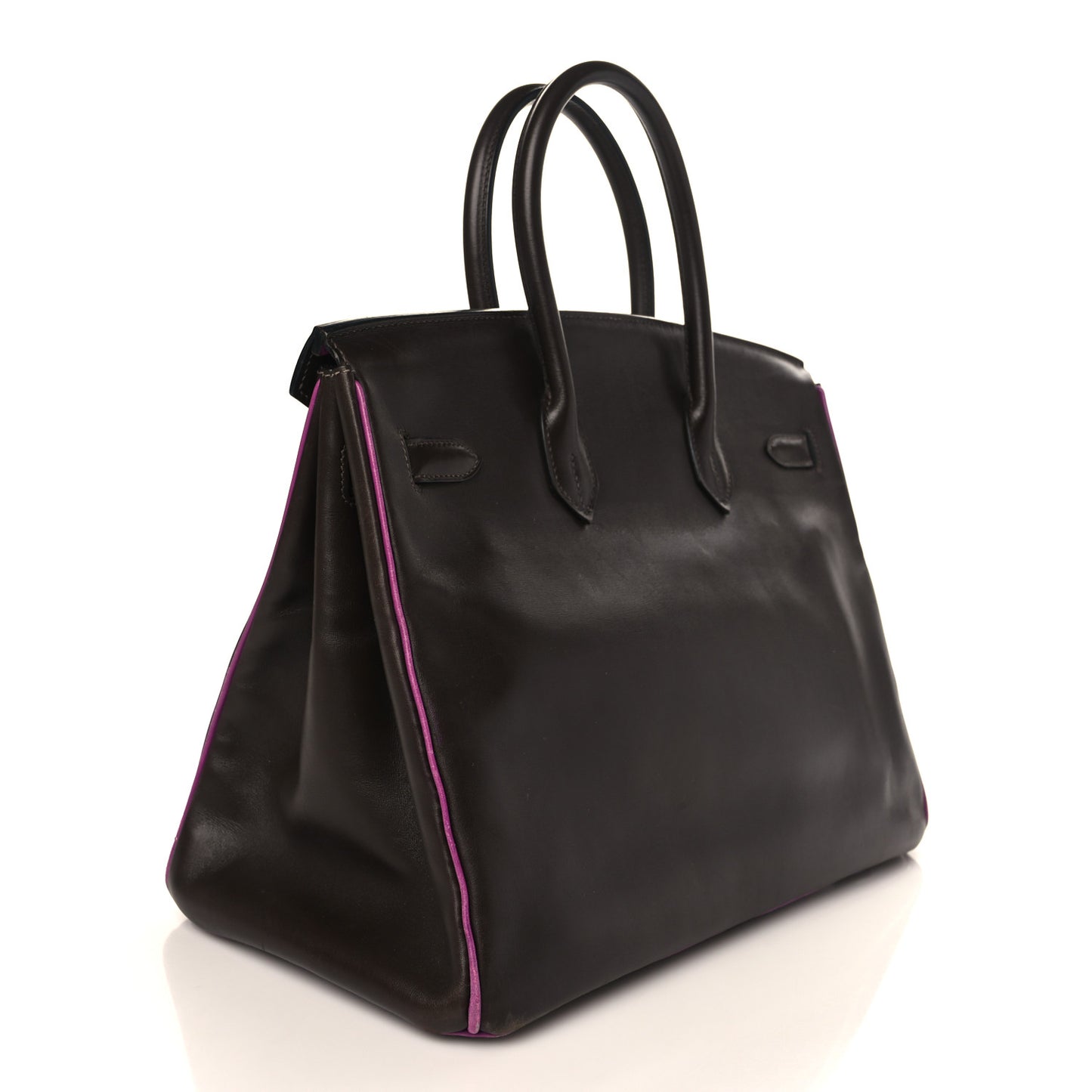 Box Bi-Color Birkin 35 Raisin Cyclamen