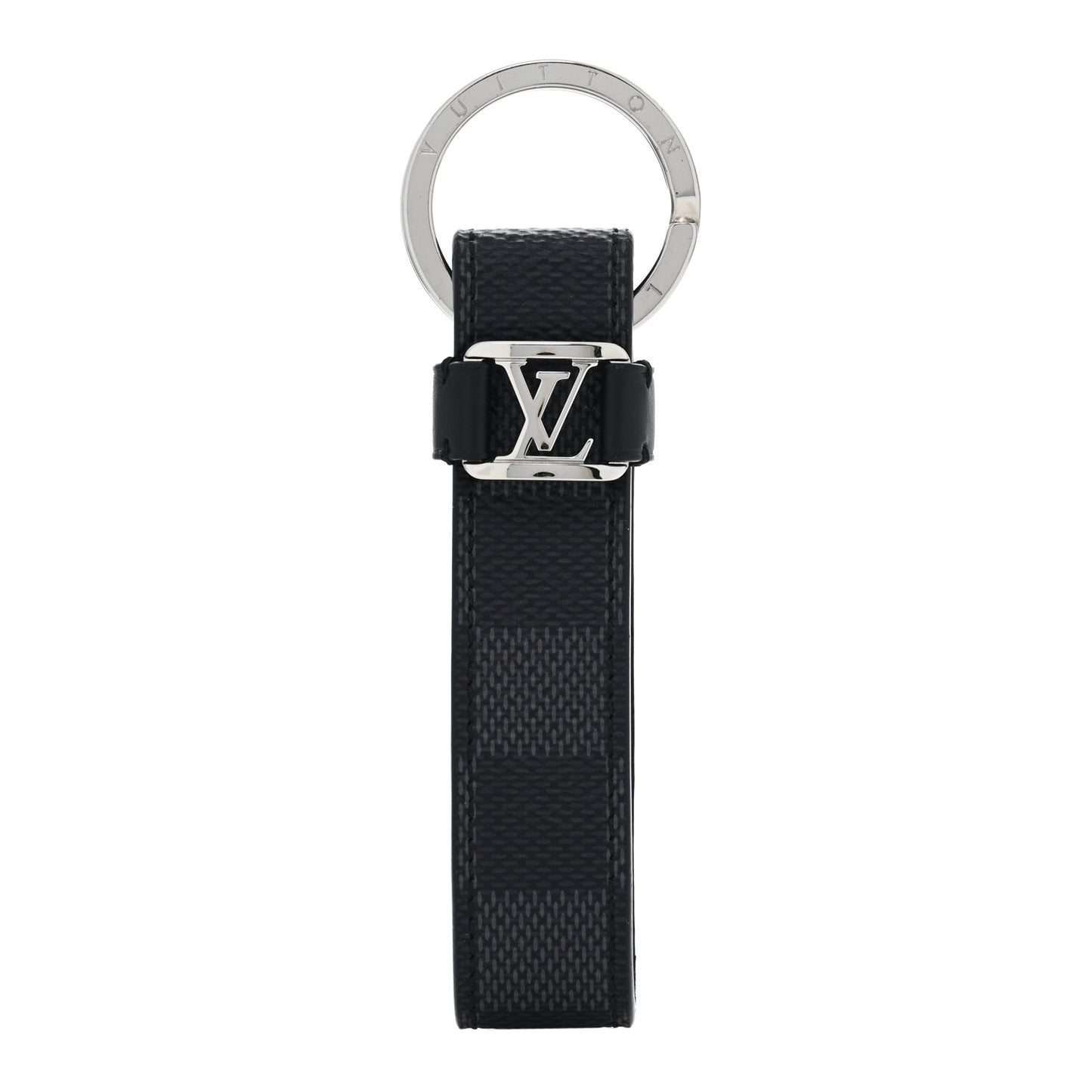 Damier Graphite LV Dragonne Key Holder