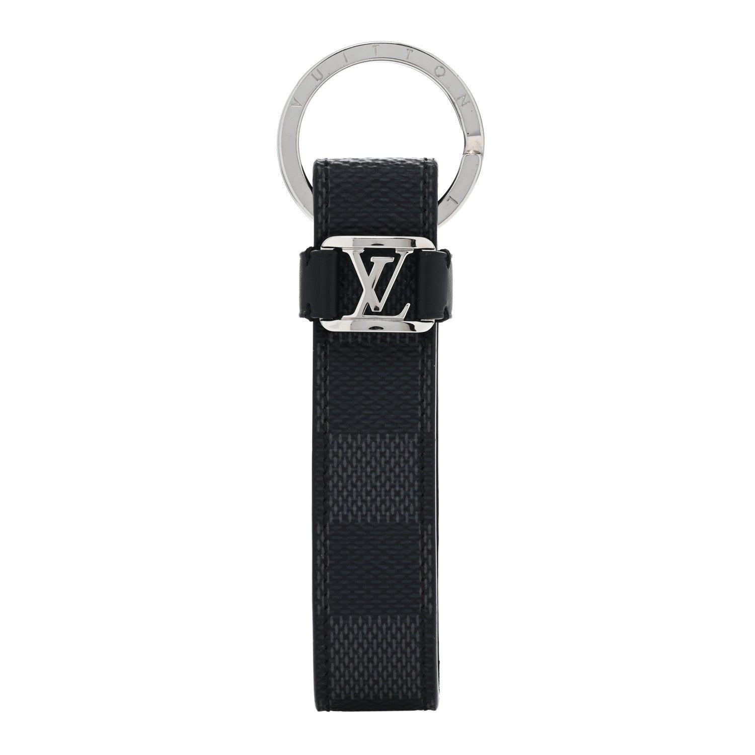 Louis Vuitton Damier Graphite LV Dragonne Key Holder 1 of 3
