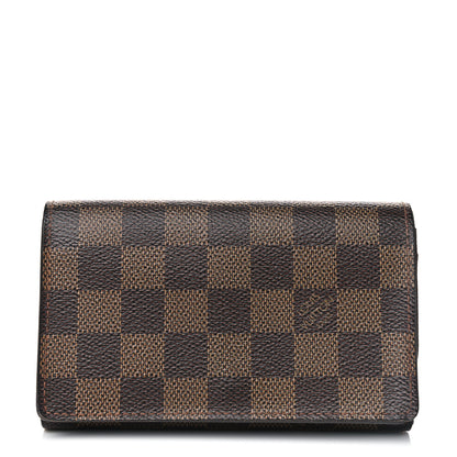 Louis Vuitton Damier Ebene Porte-Monnaie Billets Tresor Wallet 1 of 10
