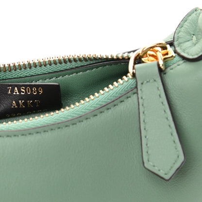 Fendi Vitello Grace New Matte Nano Fendigraphy Hobo Charm Menta 7 of 11