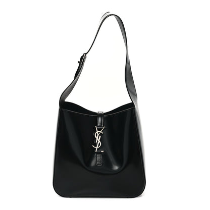 Saint Laurent Patent Small Le 5 A 7 Supple Hobo Black 1 of 10