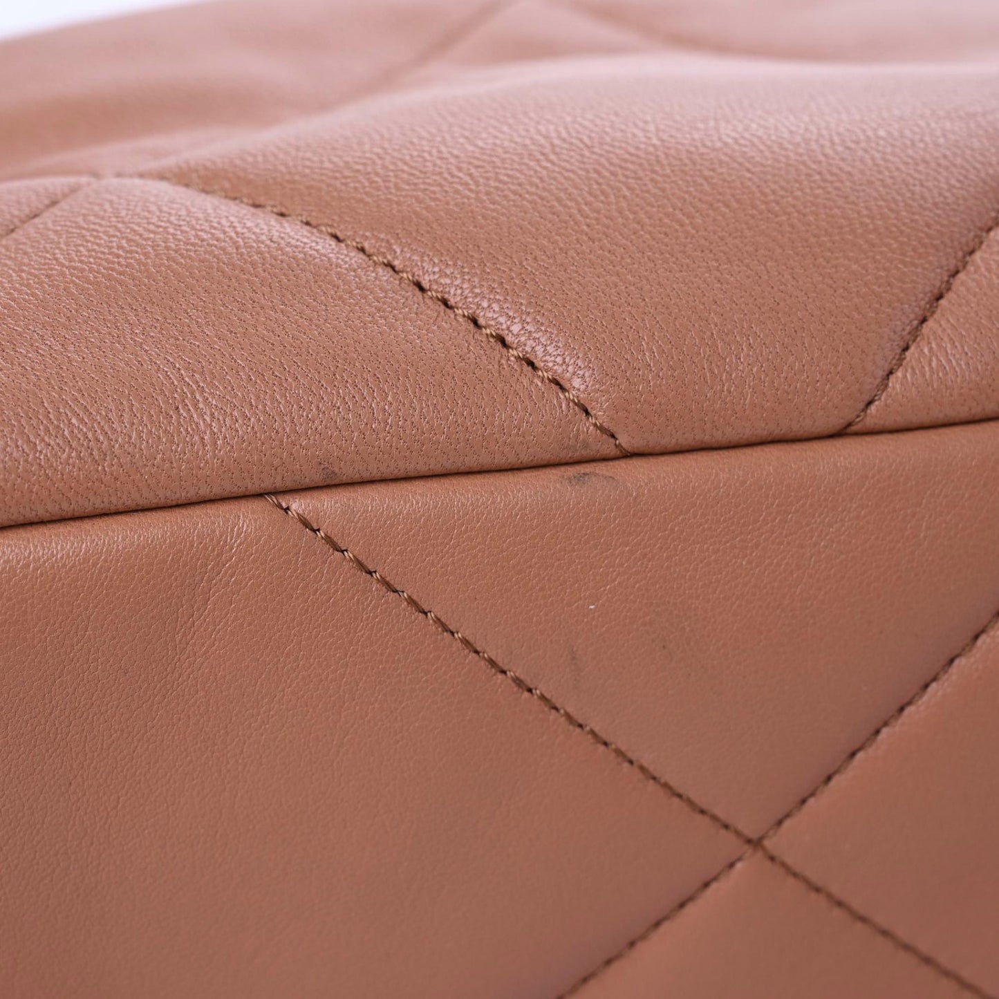 Lambskin Quilted Medium Chanel 19 Flap Brown