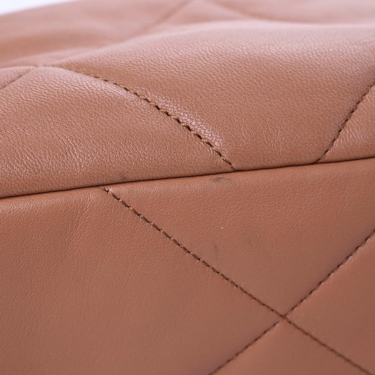 Chanel Lambskin Quilted Medium Chanel 19 Flap Brown 10 of 10
