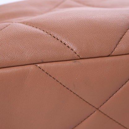Chanel Lambskin Quilted Medium Chanel 19 Flap Brown 10 of 10