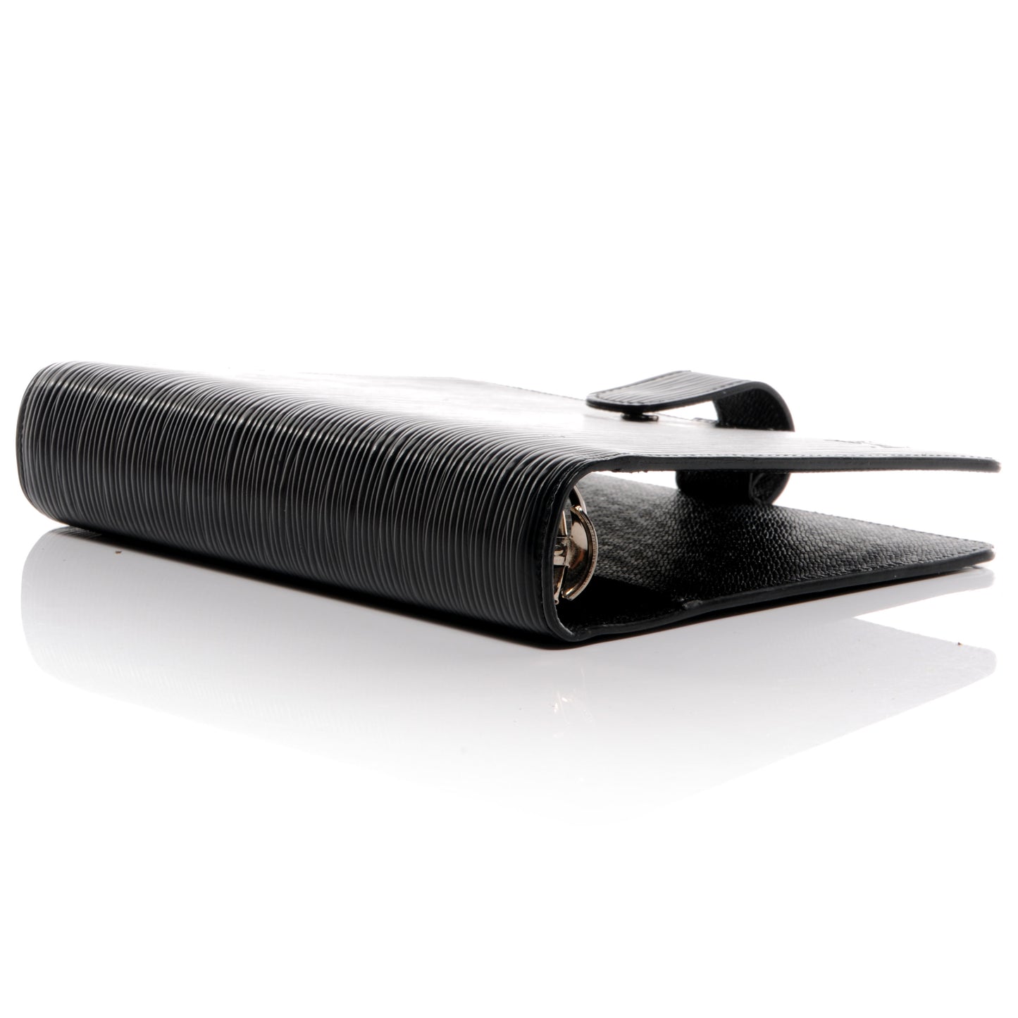 Epi Medium Ring Agenda Cover Black