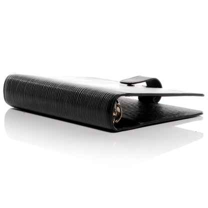 Louis Vuitton Epi Medium Ring Agenda Cover Black 4 of 7