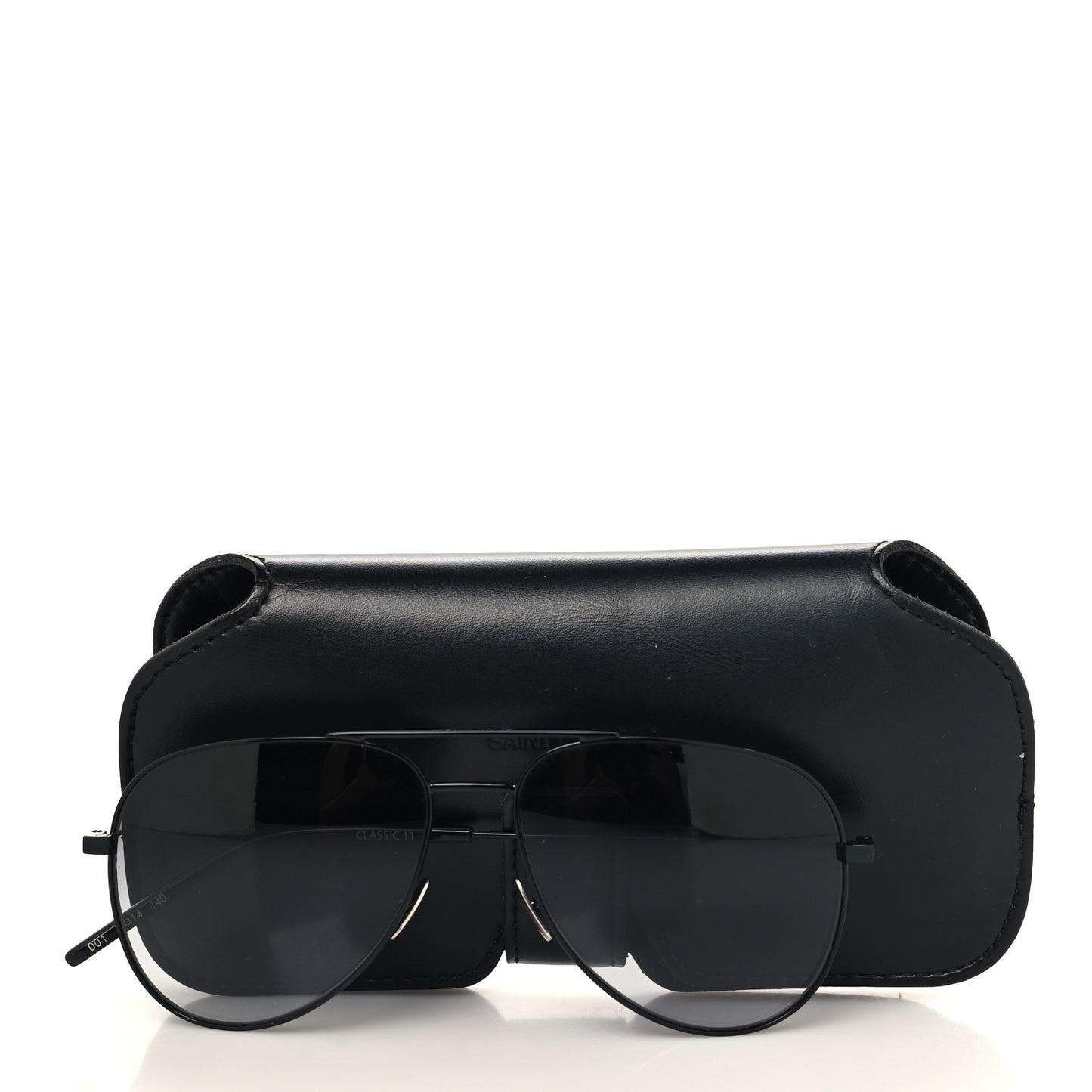 Metal Aviator Classic 11 Rim Sunglasses Black