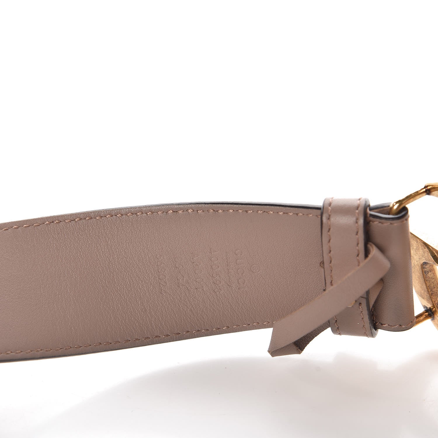 Gucci Calfskin Double G 40mm Belt 85 34 Porcelain Rose 6 of 7