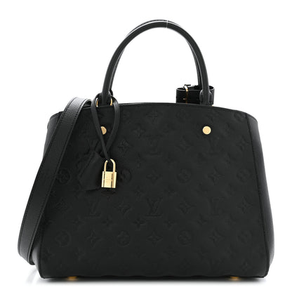 Louis Vuitton Empreinte Montaigne MM Black 1 of 13