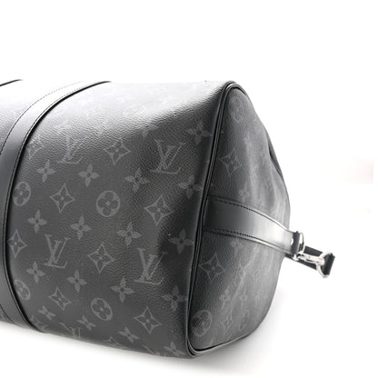 Louis Vuitton Monogram Eclipse Keepall Bandouliere 45 8 of 8