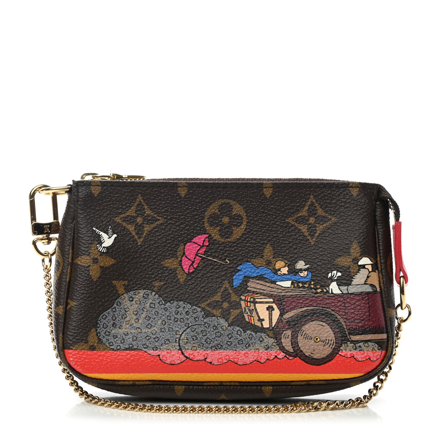 Monogram 2015 Christmas Animation Mini Pochette Accessories