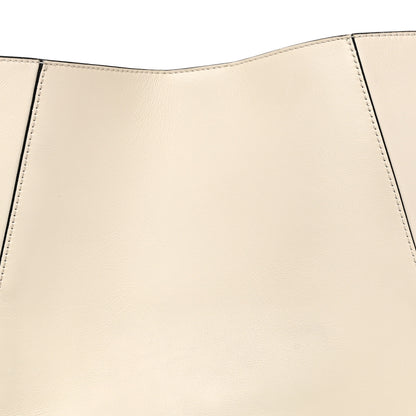 Valentino Garavani Calfskin VLogo Bucket Bag White 7 of 9