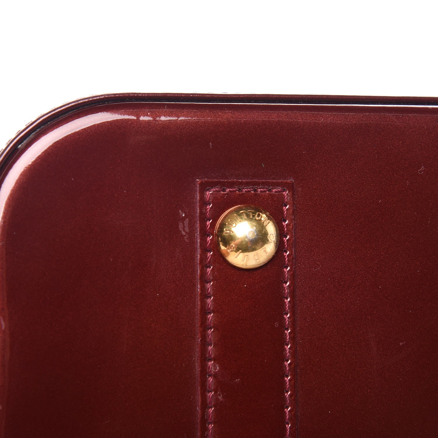 Louis Vuitton Vernis Alma PM Rouge Fauviste 12 of 13