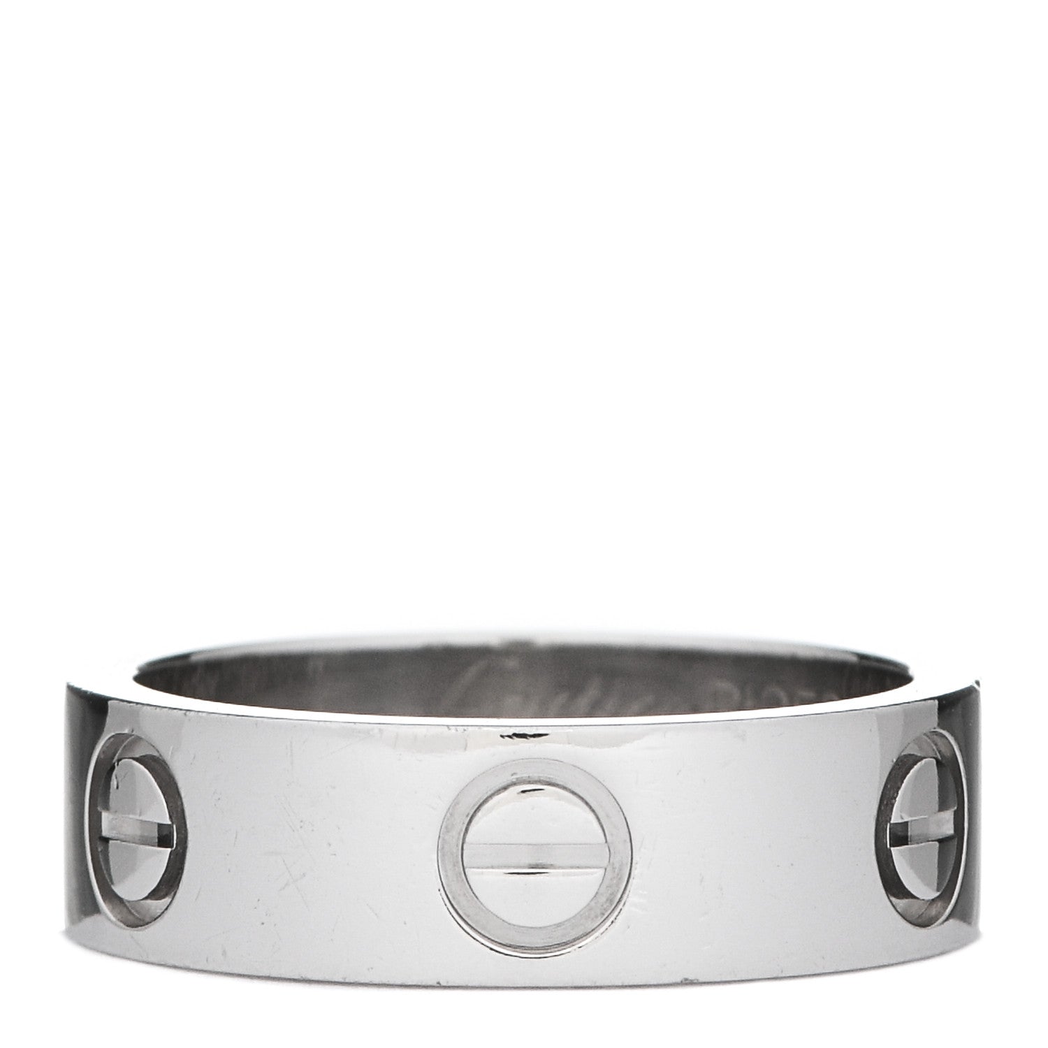 Cartier Platinum 5.5mm LOVE Ring 50 5.25 1 of 4