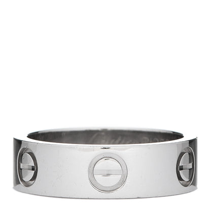 Cartier Platinum 5.5mm LOVE Ring 50 5.25 1 of 4