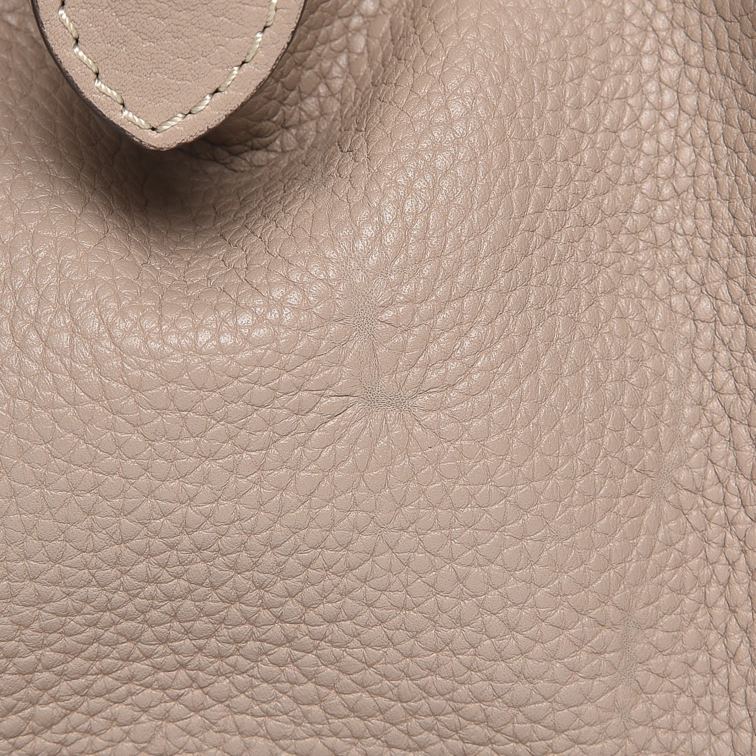 Celine Drummed Calfskin Micro Luggage Dune 8 of 8