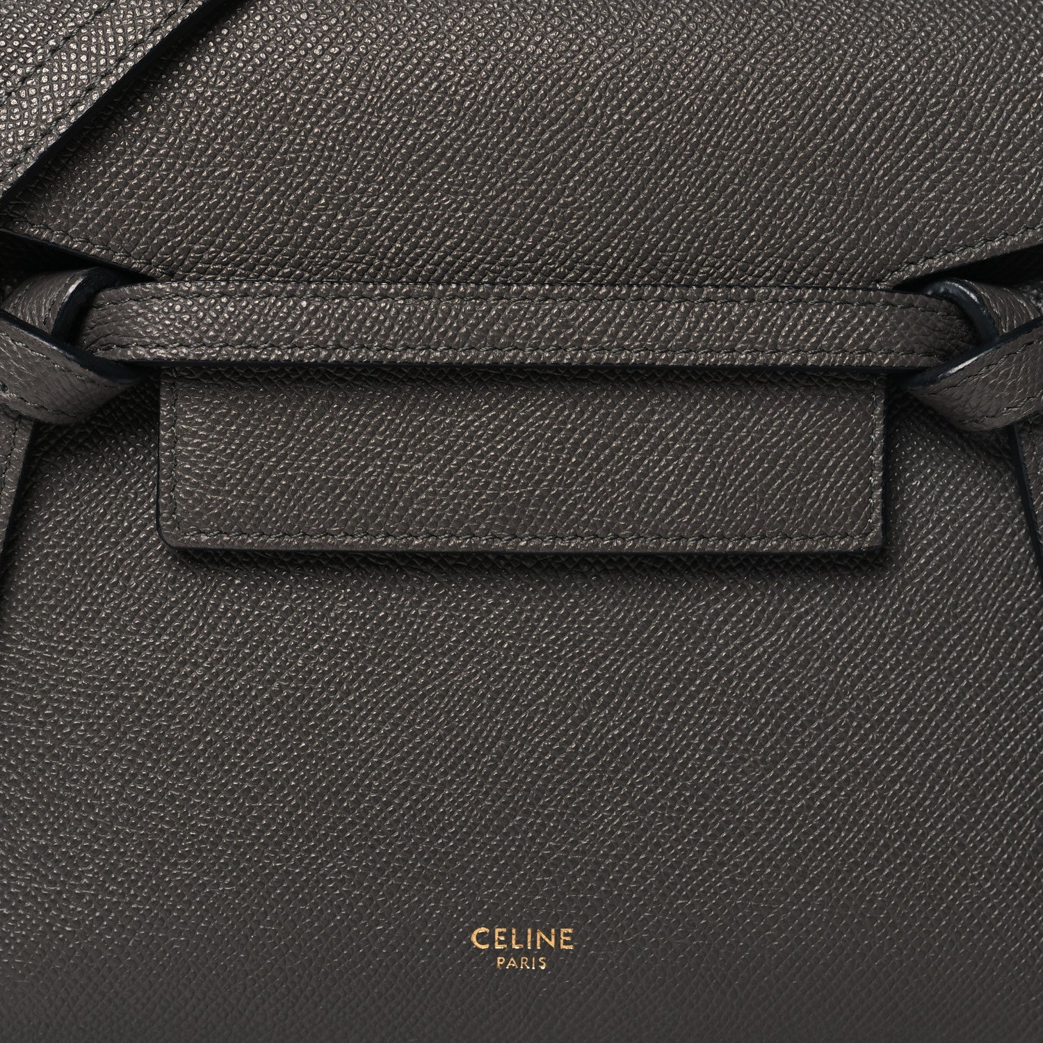 Celine Grained Calfskin Nano Belt Bag Grey 8 of 12