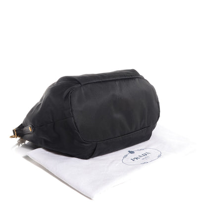 Prada Tessuto Nylon Nappa Shoulder Bag Nero Black 4 of 10
