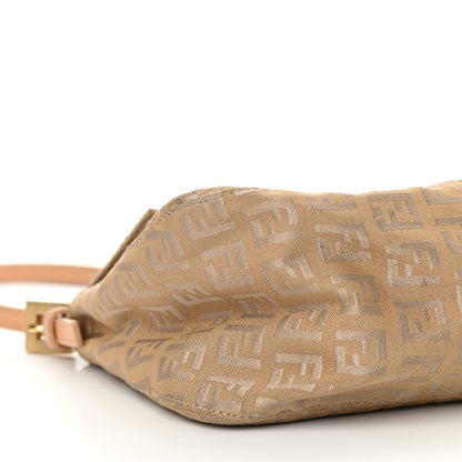 Fendi Zucchino Mini Mama Baguette Beige Gold 8 of 11