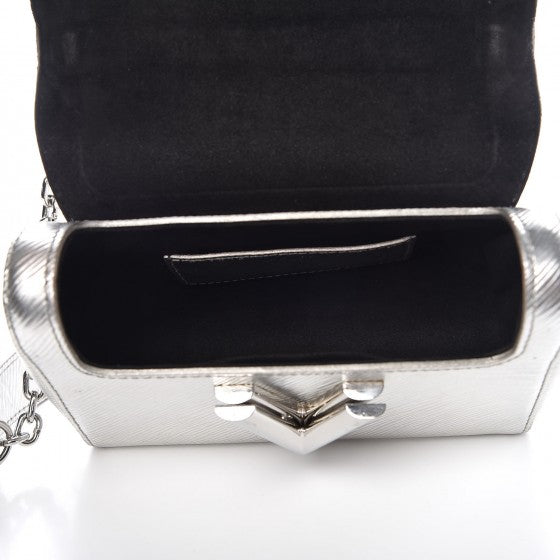 Epi Twist Shoulder Bag PM Argent