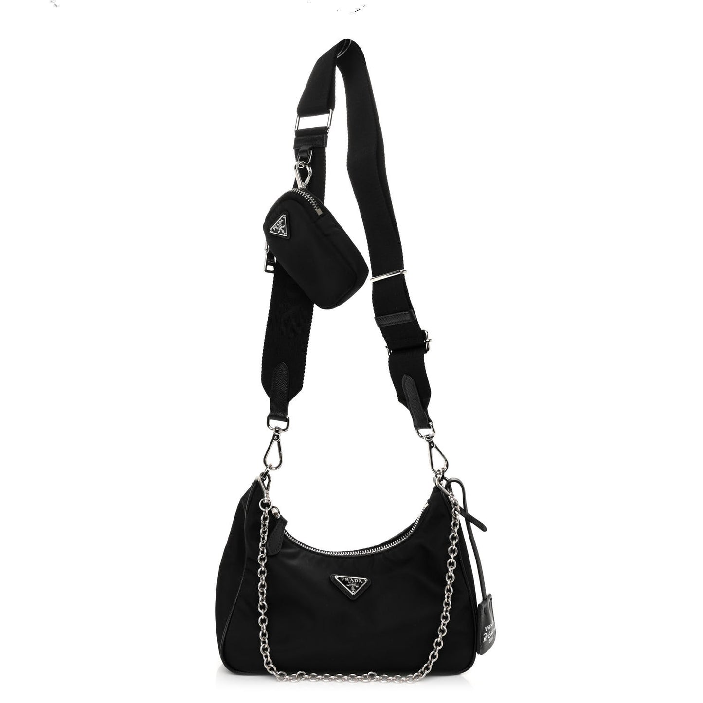 Nylon Re-Edition 2005 Shoulder Bag Black
