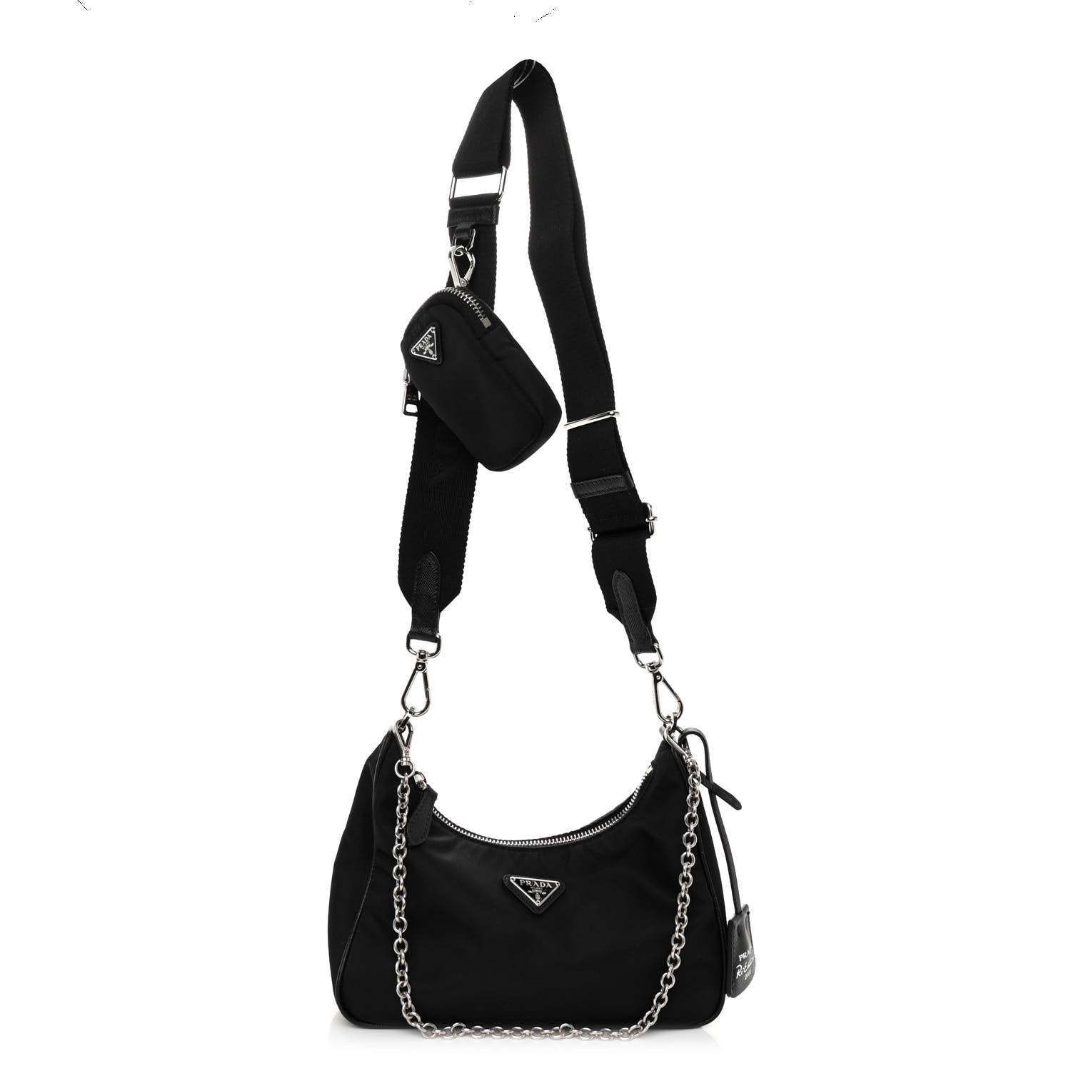 Prada Nylon Re-Edition 2005 Shoulder Bag Black 1 of 9