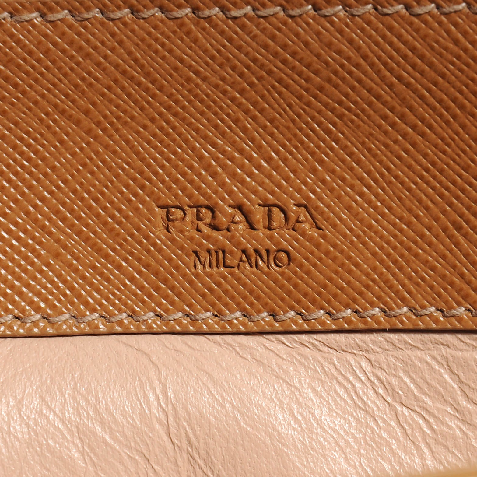 Prada Saffiano Lux Pattina Tote Caramel 8 of 11