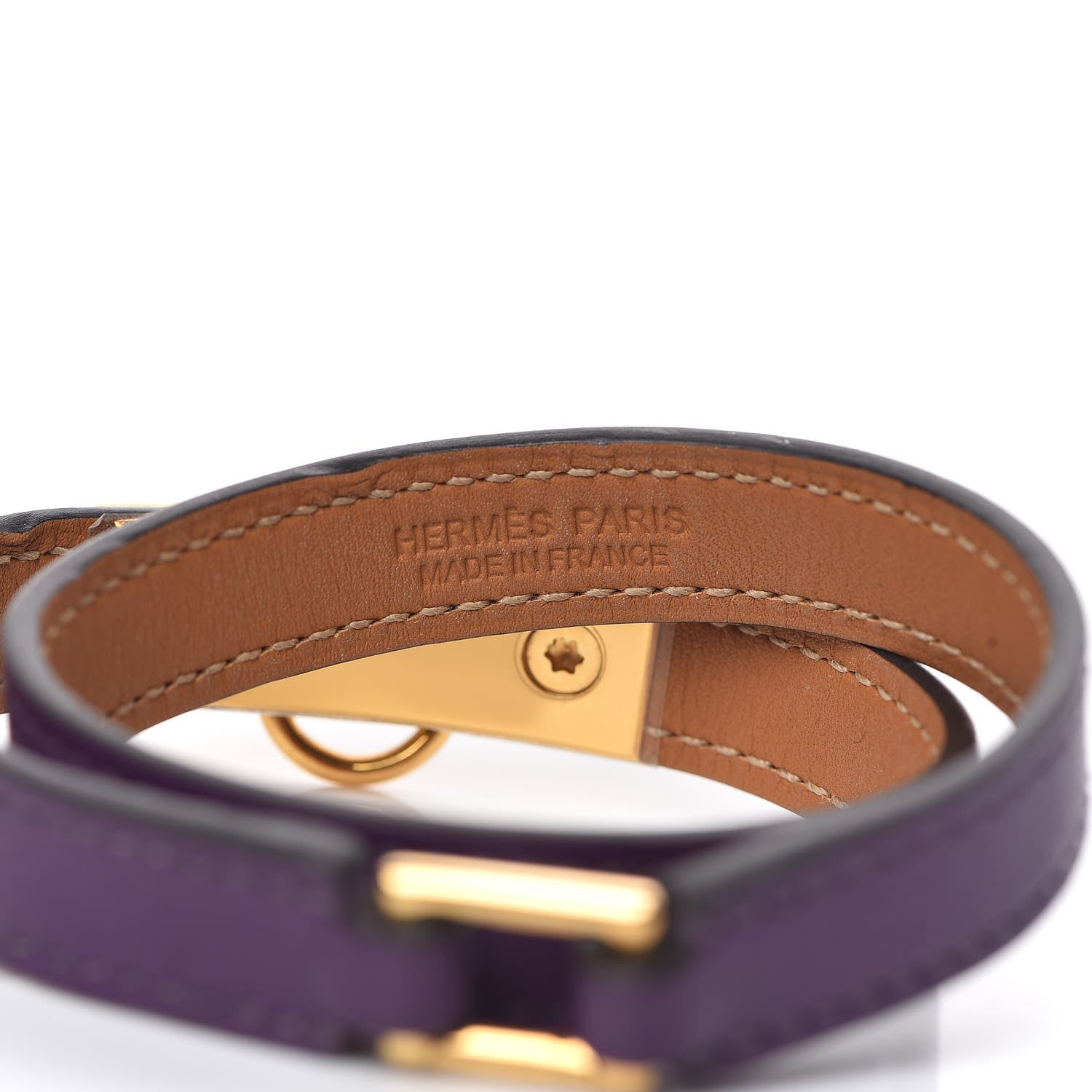 Hermes Swift Rivale Double Tour Bracelet M Ultraviolet 4 of 7