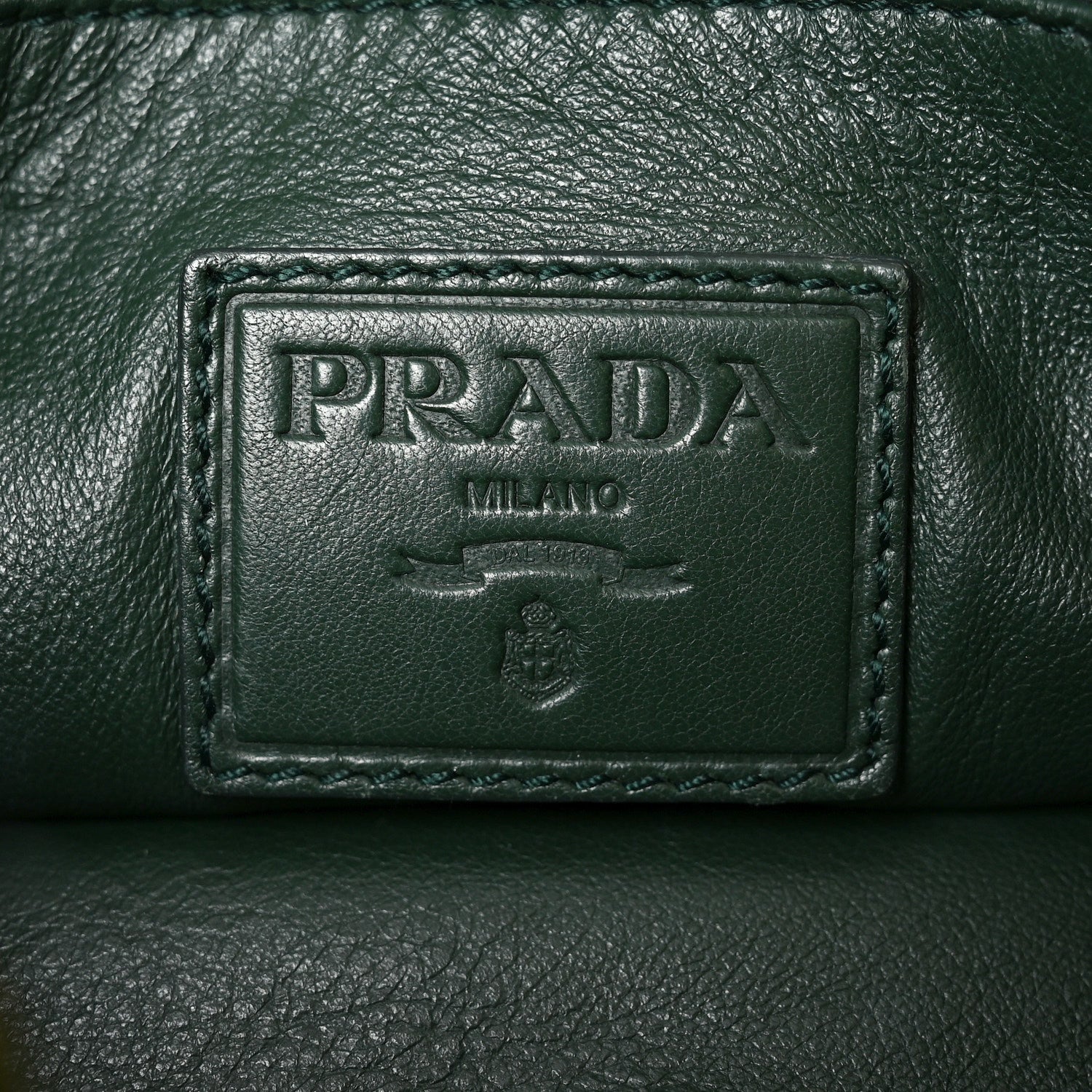 Prada Nappa Trembled Blossoms Stripes Shoulder Bag Viola Alloro 6 of 9