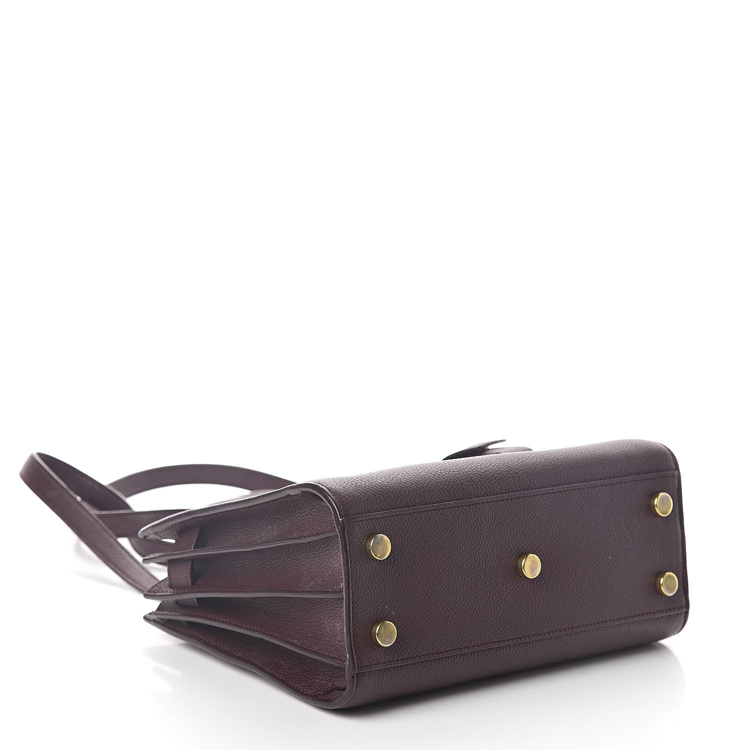 Saint Laurent Grained Calfskin Nano Sac De Jour Amaranto 4 of 9