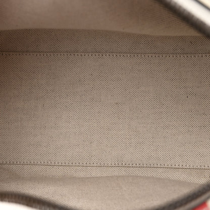 Gucci X ADIDAS Shangai Calfskin Web Trefoil Interlocking G Mini Duffle Bag Red White Blue 5 of 11