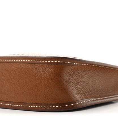 Hermes Taurillon Clemence Amazone Evelyne TPM Fauve Gold 10 of 11