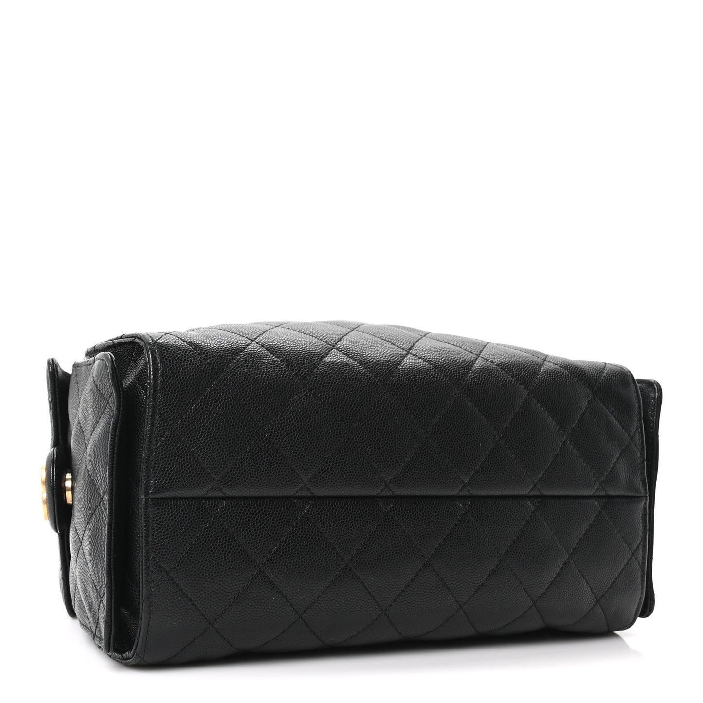 Caviar Quilted Small Chanel 25 Handbag Black