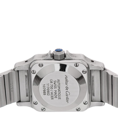 Cartier Stainless Steel 18K Yellow Gold 24mm Santos De Cartier Galbee Automatic Watch 4 of 6