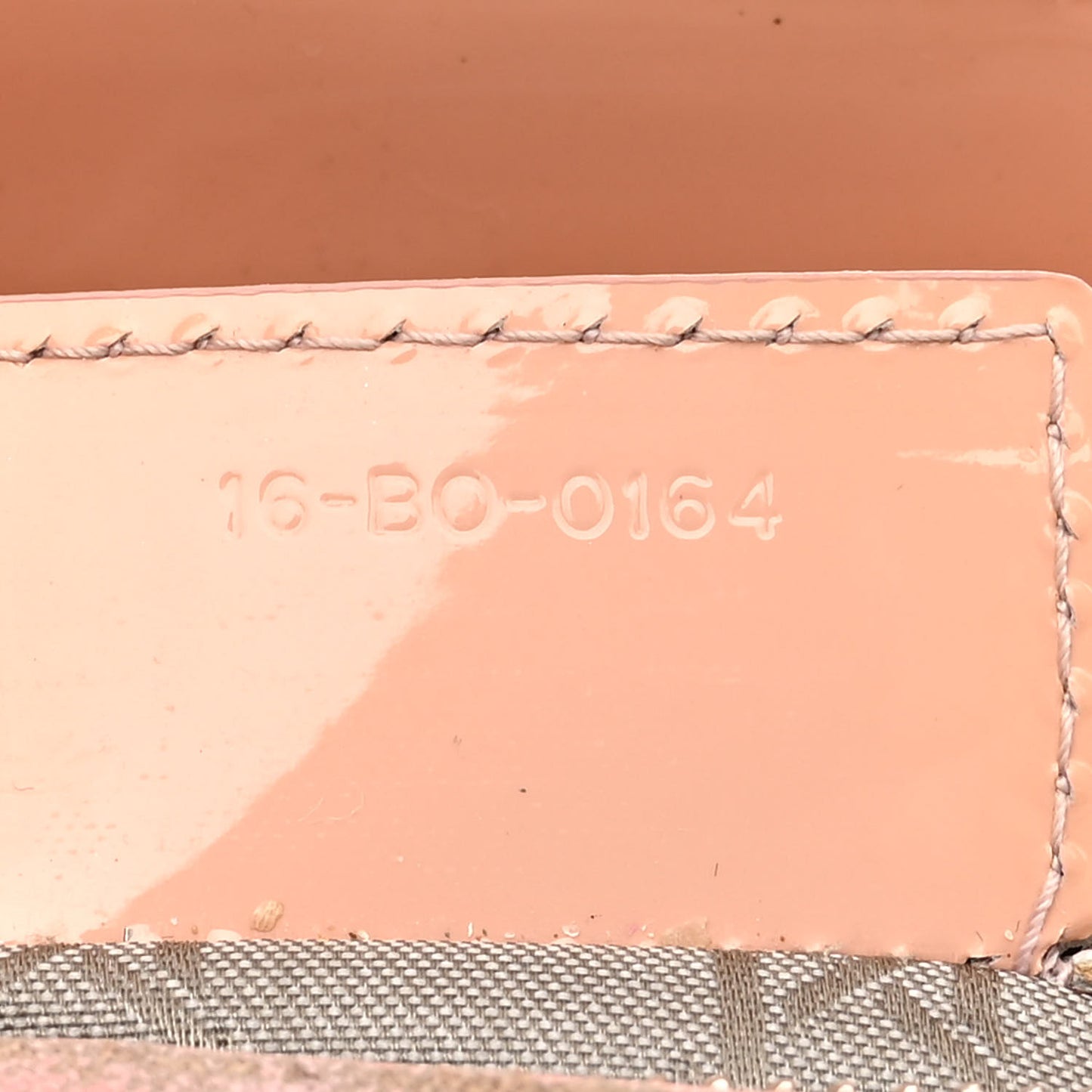 Patent Cannage Medium Lady Dior Rose Clair