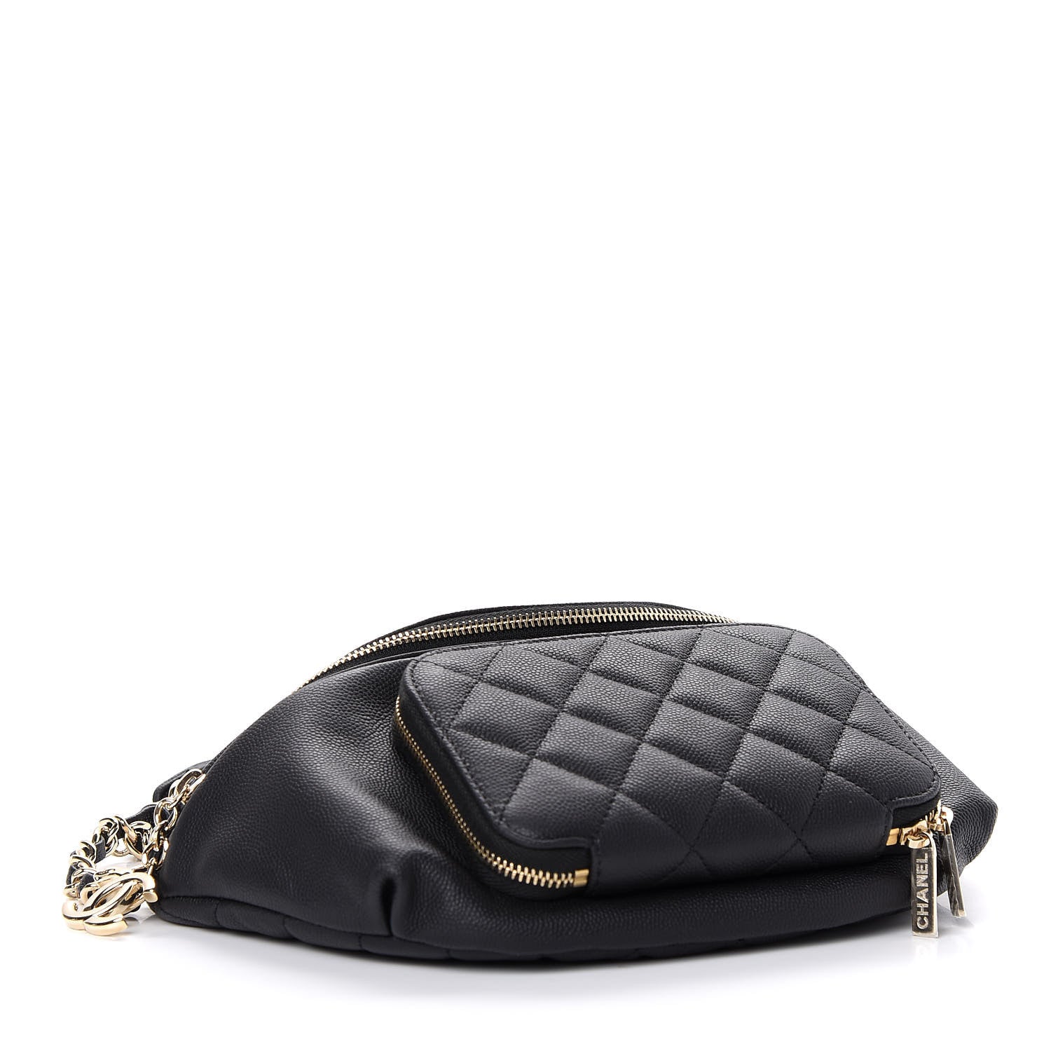 Chanel Caviar Quilted Business Affinity Waist Belt Bag Black 4 of 10