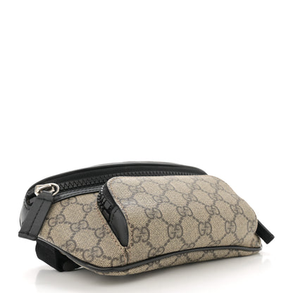 Gucci GG Supreme Monogram Belt Bag Black 4 of 12