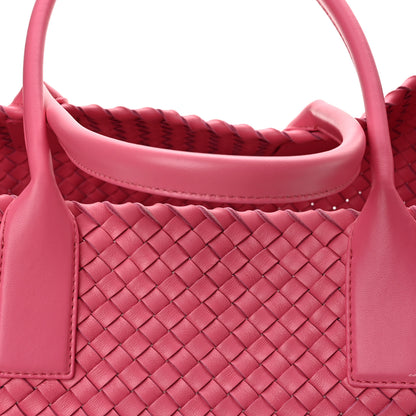 Bottega Veneta Lambskin Intreccio Medium Cabat Milkshake 11 of 13