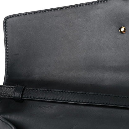 Gucci Calfskin Medium Sylvie Top Handle Bag Black 16 of 22