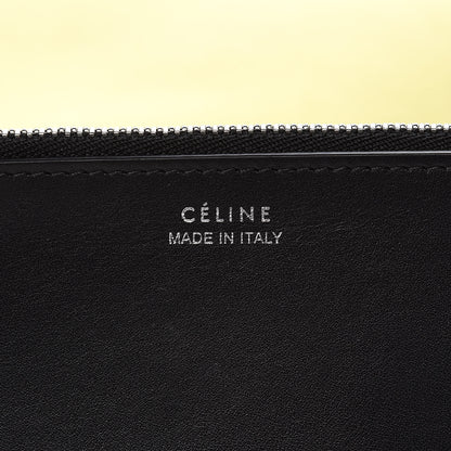Celine Canvas Small Twisted Cabas Yellow Natural 6 of 12