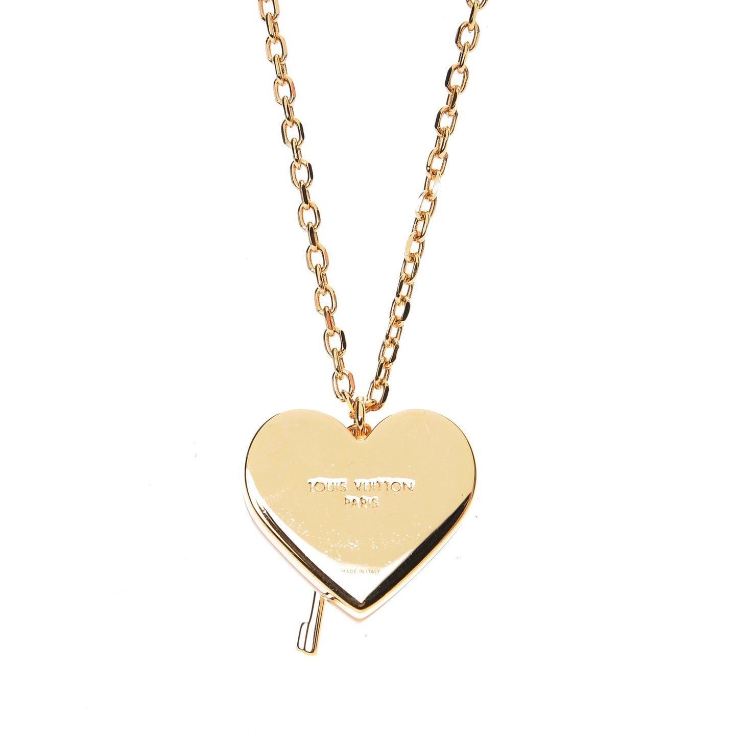 Lock Me Heart Necklace Rose Velours