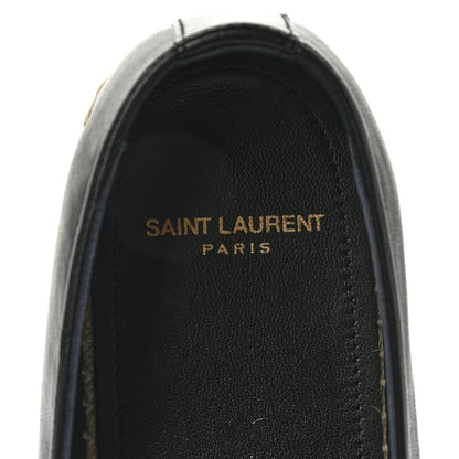 Saint Laurent Lambskin Monogram Espadrilles 41 Black 5 of 9