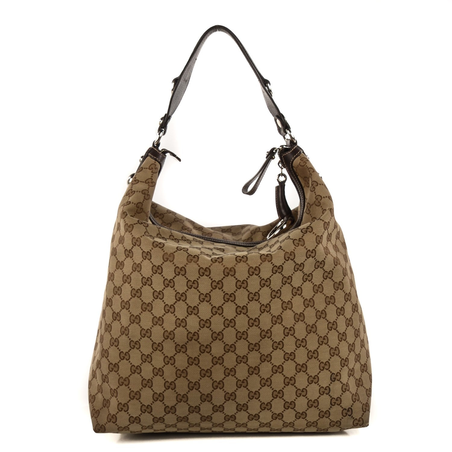 Gucci Monogram Icon Bit Large Hobo Dark Brown 1 of 7
