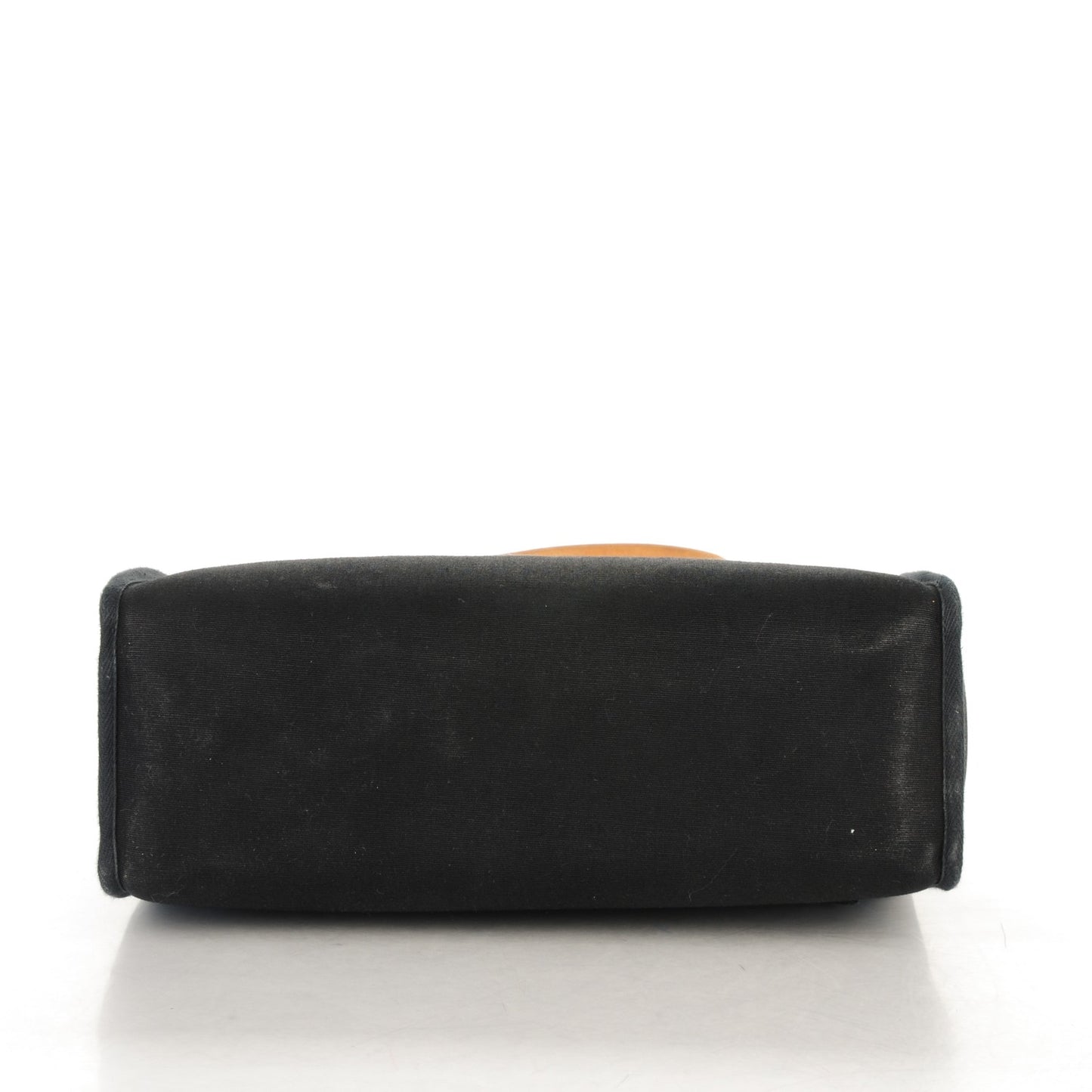 Toile Vache Calfskin Herbag 30 PM Black Natural