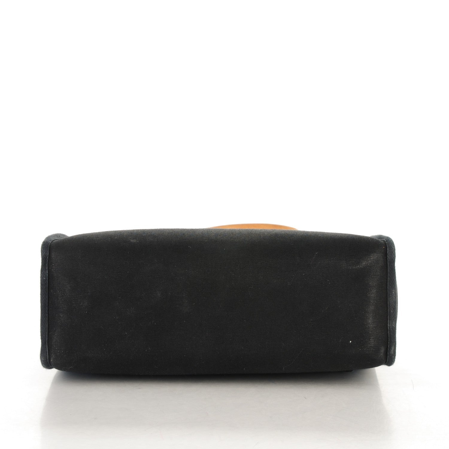 Hermes Toile Vache Calfskin Herbag 30 PM Black Natural 5 of 11