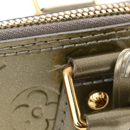 Louis Vuitton Vernis Alma MM Givre 13 of 14