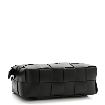 Bottega Veneta Lambskin Maxi Intrecciato Brick Cassette Bag Black 4 of 9