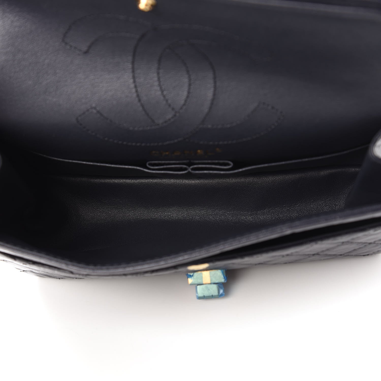 Chanel Aged Calfskin Quilted 2.55 Reissue 225 Flap Navy 6 of 11