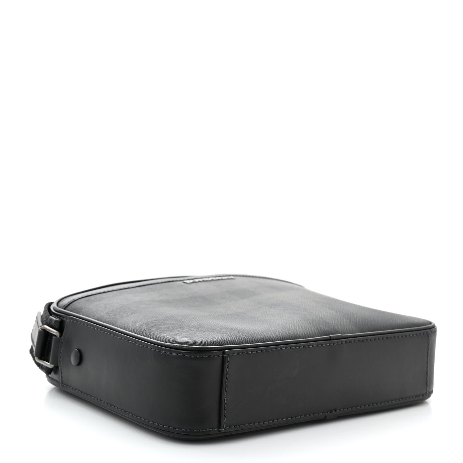 Burberry Check Messenger Bag Black 4 of 13